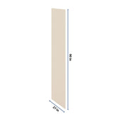 J&K Pearl Glazed H9 Refrigerator Panel 3/4" W x 90" H x 27" D