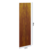 J&K Mocha Glazed K10 Refrigerator Panel 3/4" W x 90" H x 27" D