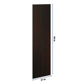 J&K Espresso K8 Refrigerator Panel 3/4" W x 96" H x 27" D