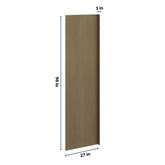 J&K Hazel H8 Refrigerator Panel w/Return Filler 3" W x 96" H x 27" D