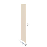 J&K Pearl Glazed H9 Refrigerator Panel w/Return Filler 3" W x 96" H x 27" D