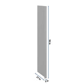 J&K Castle Grey S5 Refrigerator Panel w/Return Filler 3" W x 96" H x 27" D