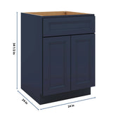 J&K Naval B7 Sink Base - 24" W
