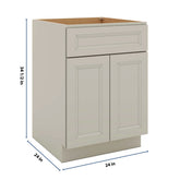 J&K Pebble B6 Sink Base - 24" W