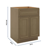 J&K Hazel H8 Sink Base - 24" W