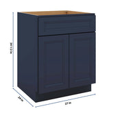 J&K Naval B7 Sink Base - 27" W
