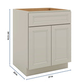 J&K Pebble B6 Sink Base - 27" W