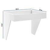 CNC Luxor 5-Piece White 30" W Removable Sink Insert