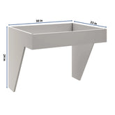CNC Luxor Misty Grey 30" W Removable Sink Insert