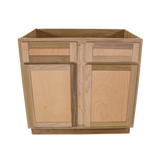 Kitchen Sink Base Cabinet | Unfinished Poplar | Shaker Style | 36 in