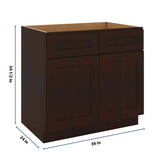 J&K Java Coffee S1 Sink Base - 36" W