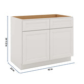J&K Pure B5 Sink Base - 42" W