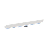 Modernform Cabinet White Shaker 96" W X 3 5/8" H X 5 3/4" D Shaker Crown Molding w/Heel