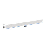 Modernform Cabinet White Shaker 96" W X 3 5/8" H X 3 3/4" D Shaker Crown Molding