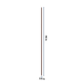 J&K Mahogany J5 Tall Filler 3/4" W x 96" H