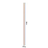 J&K Mocha Glazed K10 Tall Filler 3/4" W x 96" H