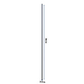 J&K Naval B7 Tall Filler 3/4" W x 96" H