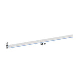 Modernform Cabinet White Shaker 96" W X 3/4" H X 1/4" D Bottom Scribe Molding