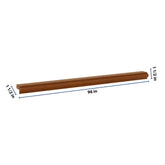 J&K Mocha Glazed K10 96" W Light Rail Molding