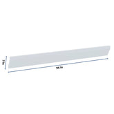 J&K White Shaker S8 96" W 10 4-1/4 Cove Molding