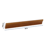 J&K Mocha Glazed K10 96" W Large Cove Molding