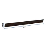 J&K Espresso K8 96" W Cove Molding
