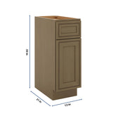J&K Hazel H8 Vanity Base Door/Drawer 12" W x 33" H x 21" D