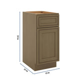 J&K Hazel H8 Vanity Base Door/Drawer 15" W x 33" H x 21" D