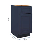 J&K Naval B7 Vanity Base Door/Drawer 15" W x 33" H x 21" D