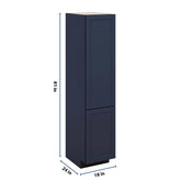 J&K Naval B7 Vanity Linen 18" W x 81" H x 24" D