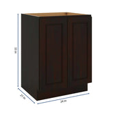 J&K Espresso K8 Vanity Base FHD 24" W x 33" H x 21" D