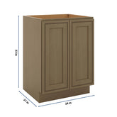 J&K Hazel H8 Vanity Base FHD 24" W x 33" H x 21" D