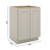 J&K Pebble B6 Vanity Base FHD 24" W x 33" H x 21" D