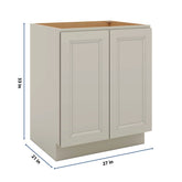J&K Pebble B6 Vanity Base FHD 27" W x 33" H x 21" D