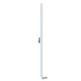Modernform Cabinet White Shaker 1 1/2" W X 96" H Tall Filler