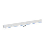 Modernform Cabinet White Shaker 3" W X 96" H Bottom Molding