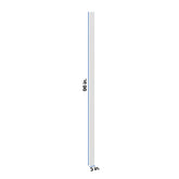 Modernform Cabinet White Shaker 3" W X 96" H Tall Filler