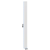 Modernform Cabinet White Shaker 6" W X 96" H Tall Filler