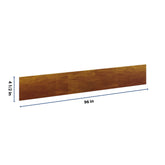 J&K Mocha Glazed K10 96" W Toe Kick