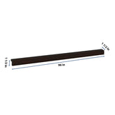 J&K Espresso K8 96" W Traditional Light Rail Molding