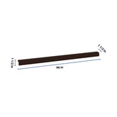 J&K Java Coffee S1 96" W Traditional Light Rail Molding