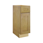 Modernform Cabinet Natural Shaker 12" W X 34 1/2" H X 21" D Base 1 Door/1 Drawer