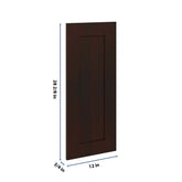 J&K Java Coffee S1 Vanity Drawer Front 12" W x 28 1/2" H x 3/4" D