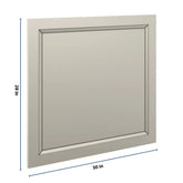 J&K Pebble B6 Vanity Drawer Front A 30" W x 28 1/2" H