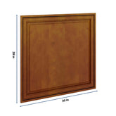 J&K Mocha Glazed K10 Vanity Drawer Front A 30" W x 28 1/2" H