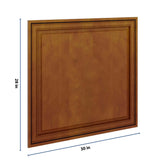 J&K Mocha Glazed K10 Vanity Drawer Front B 30" W x 28 1/2" H