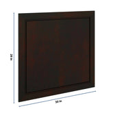 J&K Espresso K8 Vanity Drawer Front B 30" W x 28 1/2" H