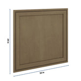 J&K Hazel H8 Vanity Drawer Front B 30" W x 28 1/2" H