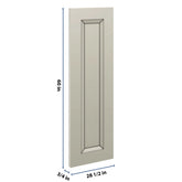 J&K Pebble B6 Vanity Drawer Front 09" W x 28 1/2" H