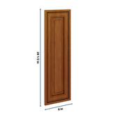 J&K Mocha Glazed K10 Vanity Drawer Front 09" W x 28 1/2" H
